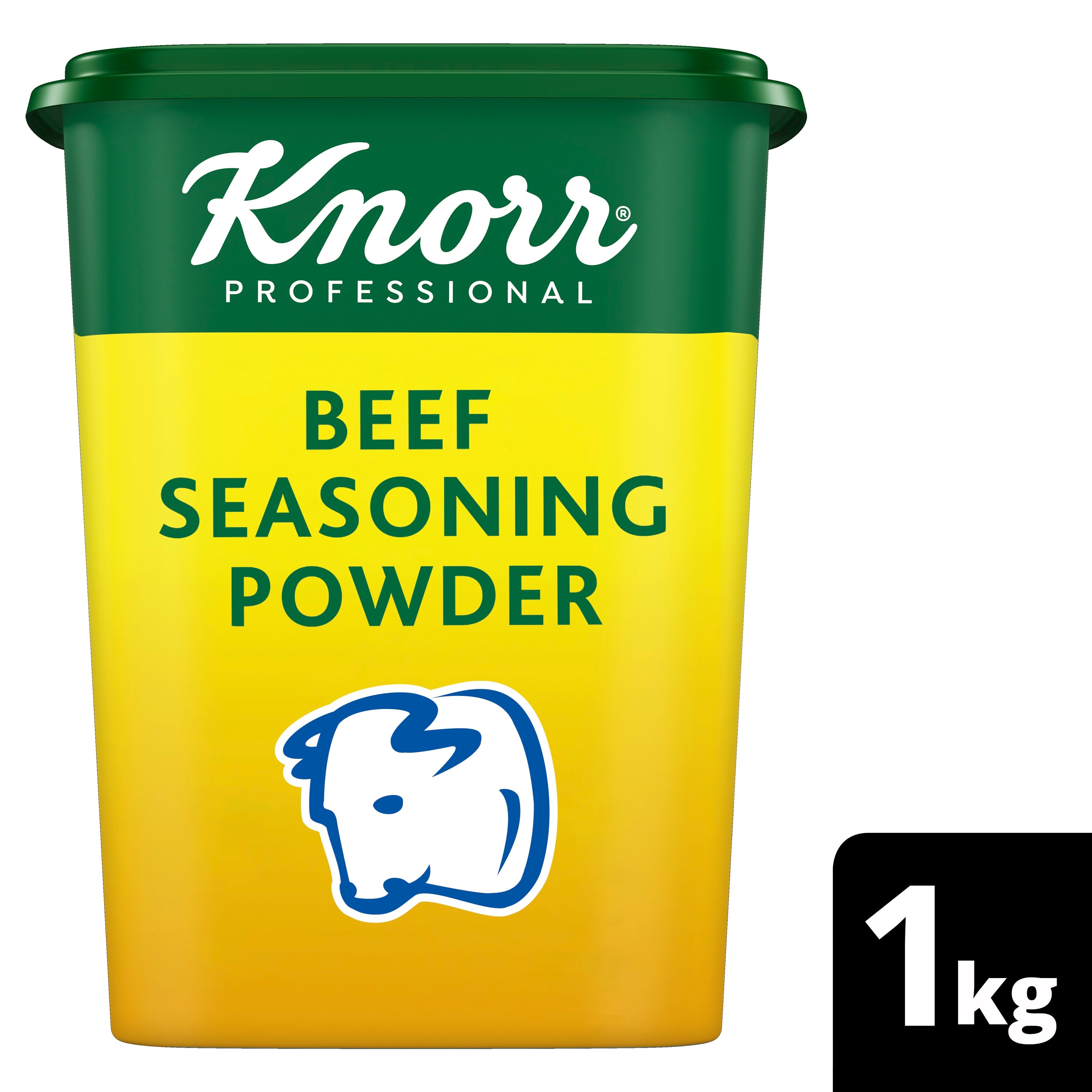 Knorr Bumbu Rasa Sapi 1kg - Knorr Beef Powder, with beef extract, provide beef broth with a strong meaty taste and aroma in a short time! Suitable for various types of applications